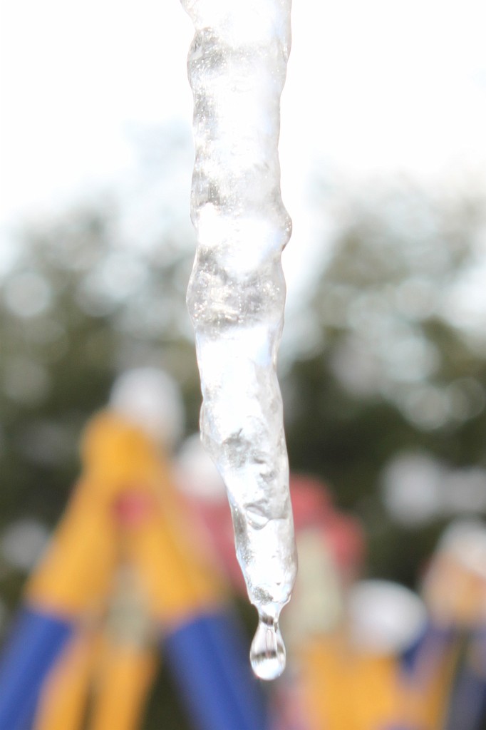 IMG_4695.JPG - Drop hanging from an icicle
