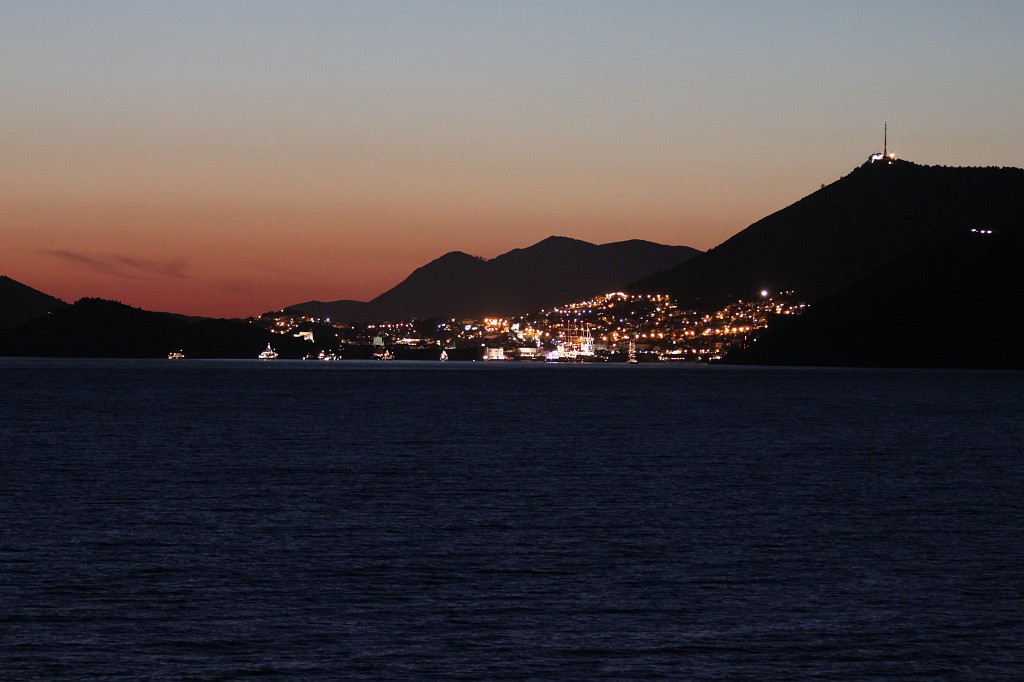 IMG_7724.JPG - Sunset behind Dubrovnik viewed from Cavtats Sustjepan peninsula