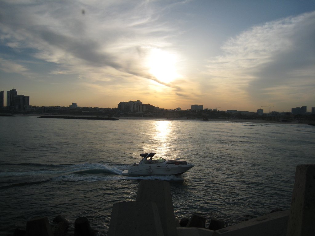 IMG_0112.JPG -  Herzliya  view from the sea ( Herzliya Light )