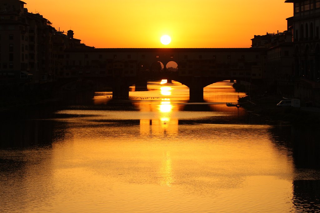 IMG_5493.JPG -  Ponte Vecchio  at sunset