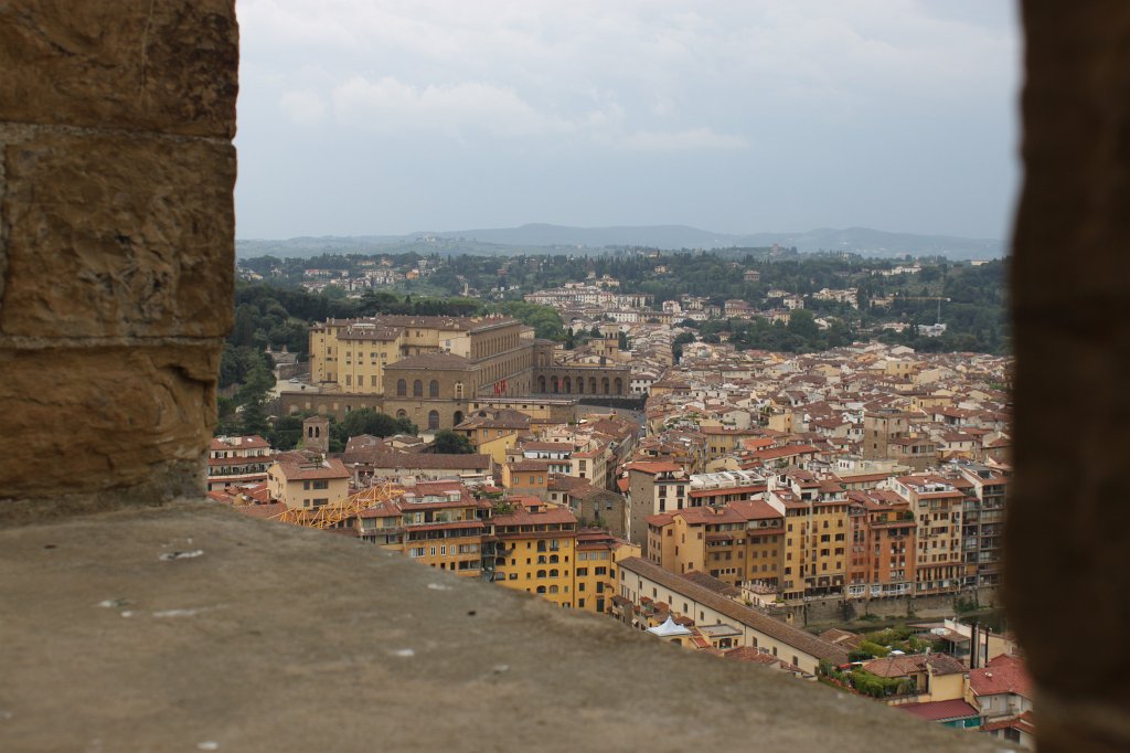 IMG_5662.JPG - View of  Florence  with  Palazzo Pitti 