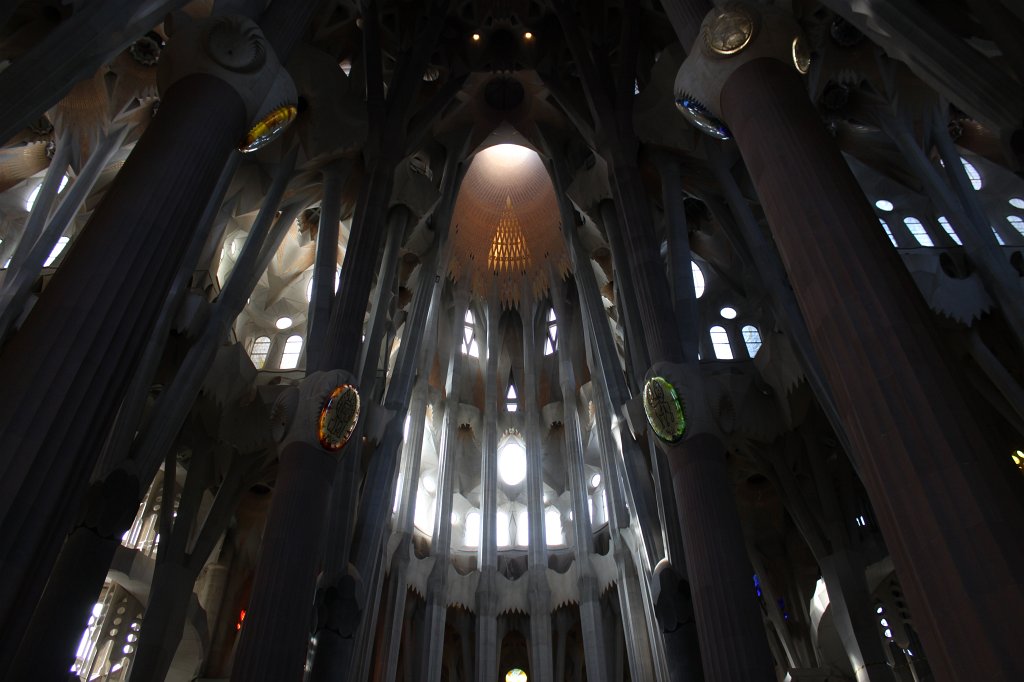 IMG_5430.JPG - Basílica i Temple Expiatori de la  Sagrada Família  - Ceiling