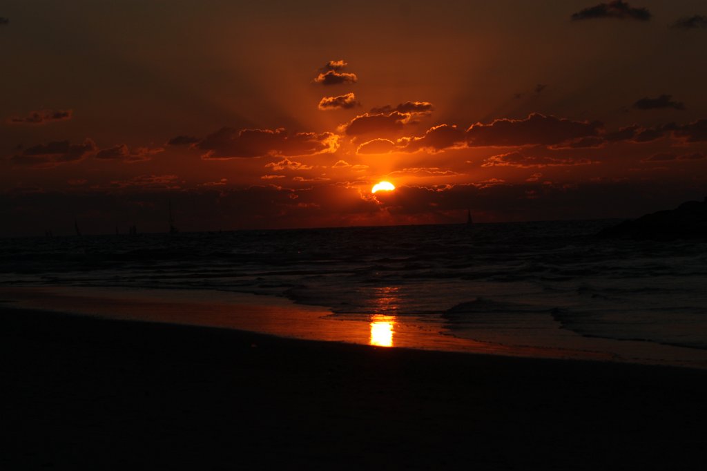 IMG_5738.JPG - Herzliya beach sunset