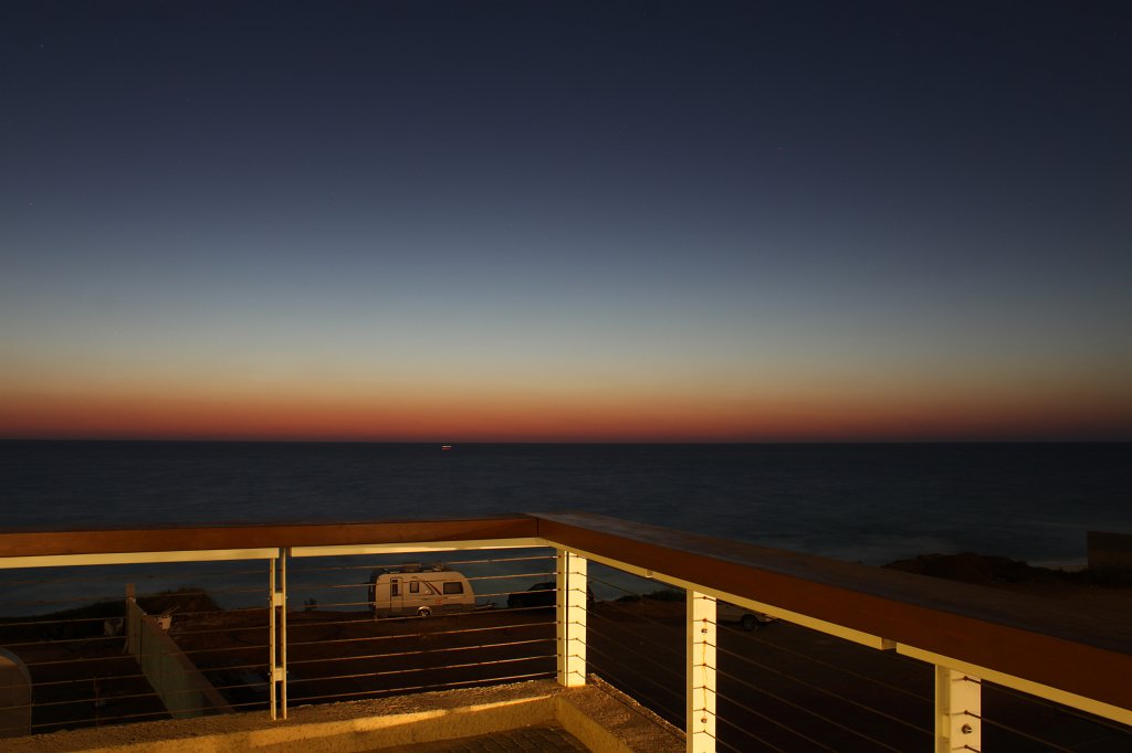 IMG_2843.JPG - After sunset at  Herzliya  beach