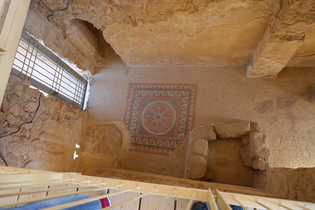 574A1451.JPG - Mosaic floor in  Masada 