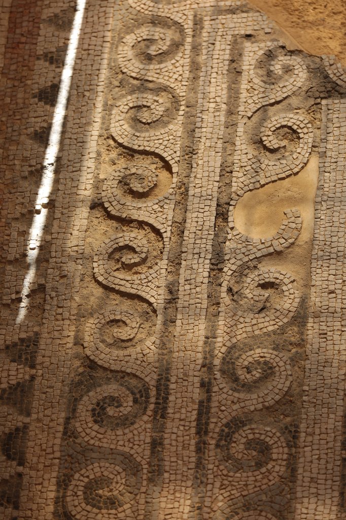 574A1459.JPG - Mosaic floor in  Masada 