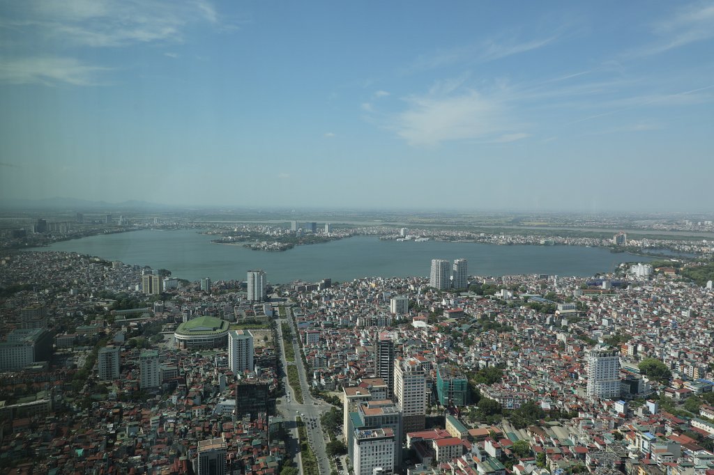 574A6796.JPG -  Hanoi   West Lake  seen from the  Lotte Center   observation deck 