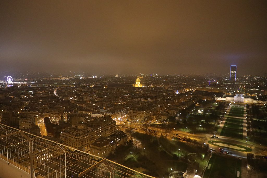 574B1169.JPG - Nightly  Paris  view from  Eiffel tower 