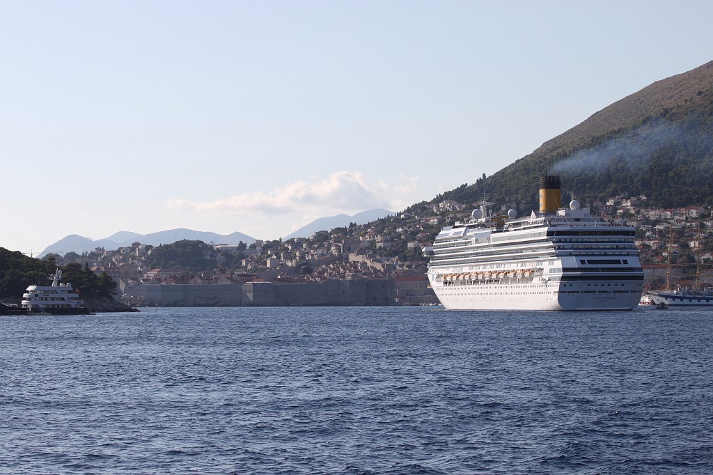 IMG_7359.JPG - Costa Serena approaching Dubrovnik