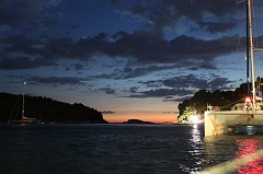 Luka bay after sunset, Cavtat, Croatia