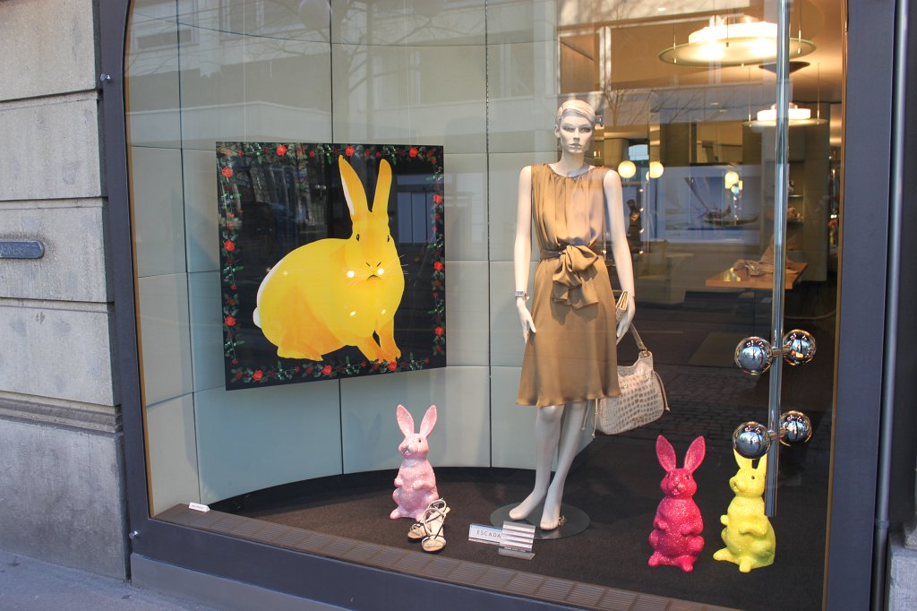 IMG_7405.JPG - Easter bunny decorated shop window