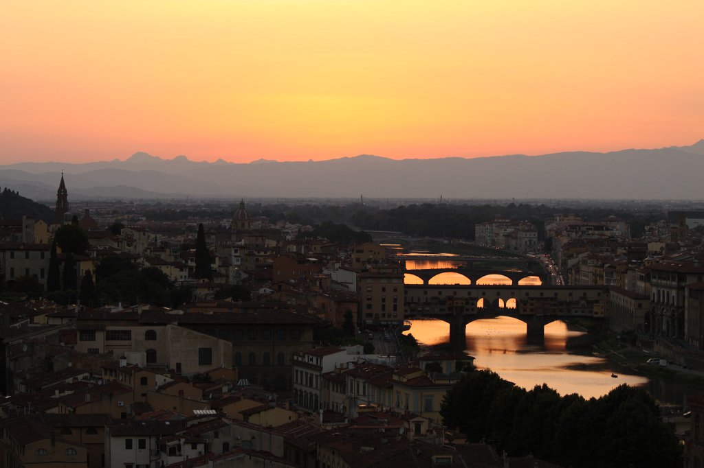 IMG_5498.JPG - Sunset in  Florence 