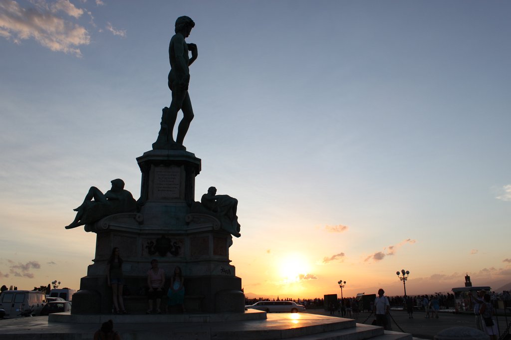IMG_5767.JPG -  Michelangelo's David  at sunset