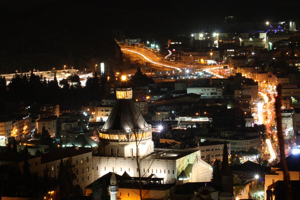 IMG_9481.JPG -  Basilica of the Annunciation  & the streets of Nazareth at night